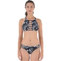 Graffiti Abstract Collage Print Pattern Perfectly Cut Out Bikini Set View1