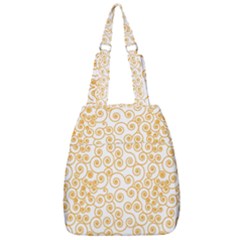 Spiral Pattern Fractal Texture Center Zip Backpack by Wegoenart