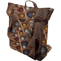 Fractal Fantasy Abstract Design Buckle Up Backpack by Wegoenart
