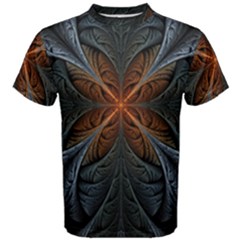 Art Abstract Fractal Pattern Men s Cotton Tee by Wegoenart