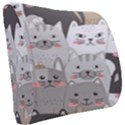 Cute Cats Seamless Pattern Seat Cushion View2