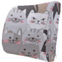 Cute Cats Seamless Pattern Seat Cushion View3