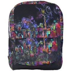 Grunge Paint Splatter Splash Ink Full Print Backpack by Wegoenart