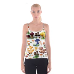 Mushroom Seamless Pattern Spaghetti Strap Top by Nexatart