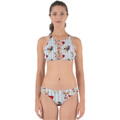 Pattern Dog Perfectly Cut Out Bikini Set by Nexatart