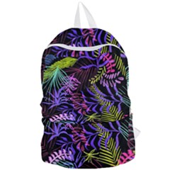Leaves Nature Design Plant Foldable Lightweight Backpack by Nexatart