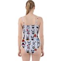 Playing Pandas Cartoons Cut Out Top Tankini Set View2