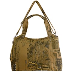 Pcb Printed Circuit Board Double Compartment Shoulder Bag by Vaneshart