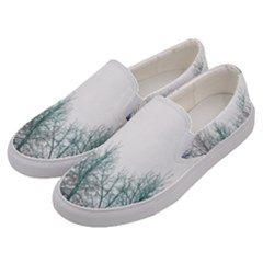 Multicolor Graphic Botanical Print Men s Canvas Slip Ons by dflcprintsclothing