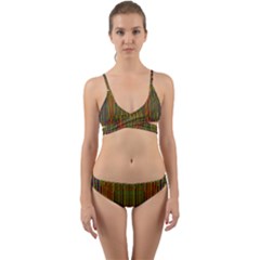 Colors From The Sea Decorative Wrap Around Bikini Set by pepitasart