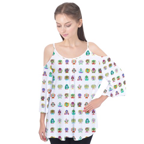 All The Aliens Teeny Flutter Tees by ArtByAng