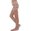 Hawaii Ghost Pink Kids  Lightweight Velour Yoga Shorts View2