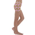 Hawaii Ghost Pink Kids  Lightweight Velour Yoga Shorts View3