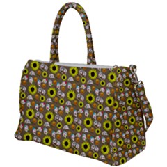 Hawaii Ghost Beige Duffel Travel Bag by snowwhitegirl