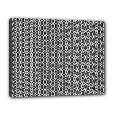 Black And White Triangles Canvas 14  X 11  (stretched) by Sparkle