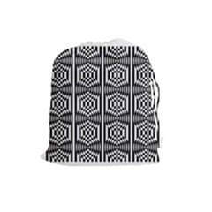Mandala Pattern Drawstring Pouch (large) by Sparkle