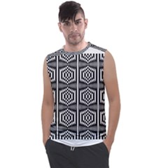 Optical Illusion Men s Regular Tank Top by Sparkle