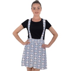 Digital Stars Velvet Suspender Skater Skirt by Sparkle