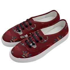 Tattoo Old School Background Pattern Women s Classic Low Top Sneakers by Wegoenart
