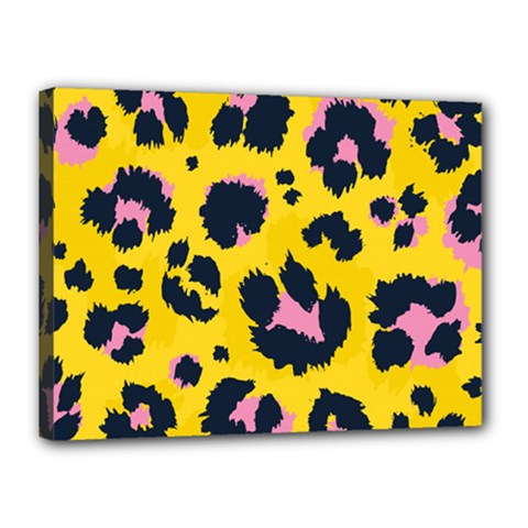 Leopard Print Seamless Pattern Canvas 16  X 12  (stretched) by Wegoenart