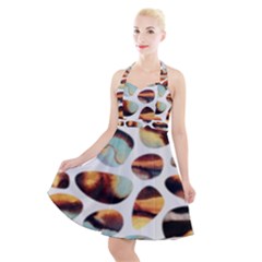 Gems Halter Party Swing Dress  by Sparkle