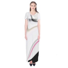 Tech Colors Short Sleeve Maxi Dress by Sparkle