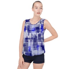 Blockify Bubble Hem Chiffon Tank Top by Sparkle