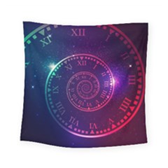 Time Machine Square Tapestry (small) by Vaneshart