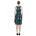 Brazil Musical Instruments Seamless Carnival Pattern Racerback Midi Dress View2