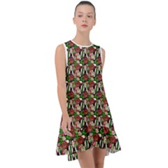 Swimmer 20s Green Frill Swing Dress by snowwhitegirl