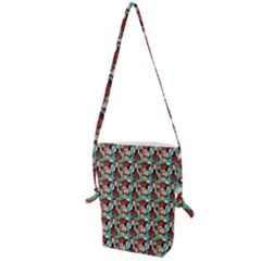 Swimmer 20s Blue Folding Shoulder Bag by snowwhitegirl