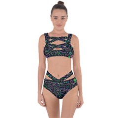 Math Linear Mathematics Education Circle Background Bandaged Up Bikini Set  by Vaneshart