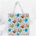 Birds Pattern Design Grocery Tote Bag View2