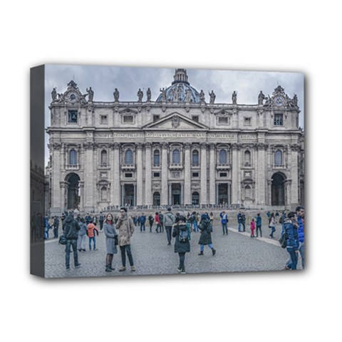 Saint Peters Square, Vatican City, Italy Deluxe Canvas 16  X 12  (stretched)  by dflcprintsclothing