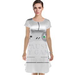 Ipaused2 Cap Sleeve Nightdress by ChezDeesTees