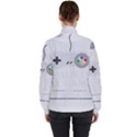 I Had to Pause My Game to Be Here Women s High Neck Windbreaker View2