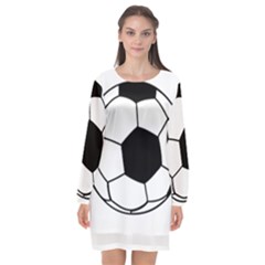 5b2fb95fc4cbc8 66228713-(1) Long Sleeve Chiffon Shift Dress  by ChezDeesTees