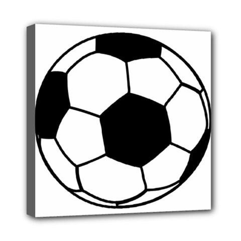 Soccer Lovers Gift Mini Canvas 8  X 8  (stretched) by ChezDeesTees