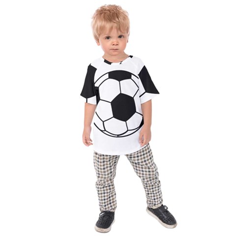 Soccer Lovers Gift Kids  Raglan Tee by ChezDeesTees