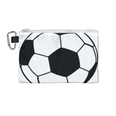 Soccer Lovers Gift Canvas Cosmetic Bag (medium) by ChezDeesTees
