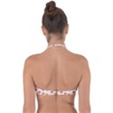 Strawberries-pattern-design Halter Bandeau Bikini Top View2