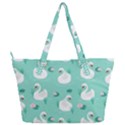 Elegant-swan-seamless-pattern Full Print Shoulder Bag View2