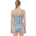 Penguins pattern Cut Out Top Tankini Set View2