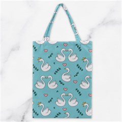 Elegant-swan-pattern-design Classic Tote Bag by Vaneshart
