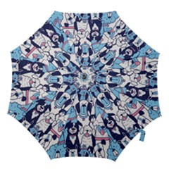 Dogs-seamless-pattern Hook Handle Umbrellas (medium) by Vaneshart