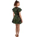 Military background grunge Flutter Sleeve Wrap Dress View2