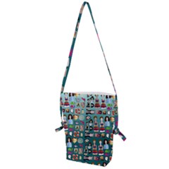 Kawaiicollagepattern2 Folding Shoulder Bag by snowwhitegirl