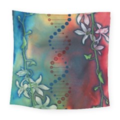 Flower Dna Square Tapestry (large) by RobLilly