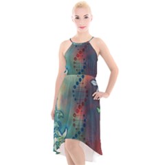 Flower Dna High-low Halter Chiffon Dress  by RobLilly