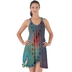 Flower Dna Show Some Back Chiffon Dress by RobLilly